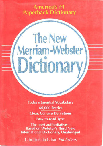Picture of THE NEW MERRIAM - WEBSTER DICTIONARY